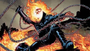 Comic Book art of Ghost Rider