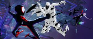 Image of Miles Morales battling The Spot in Spider-Man: Across the Spider-Verse