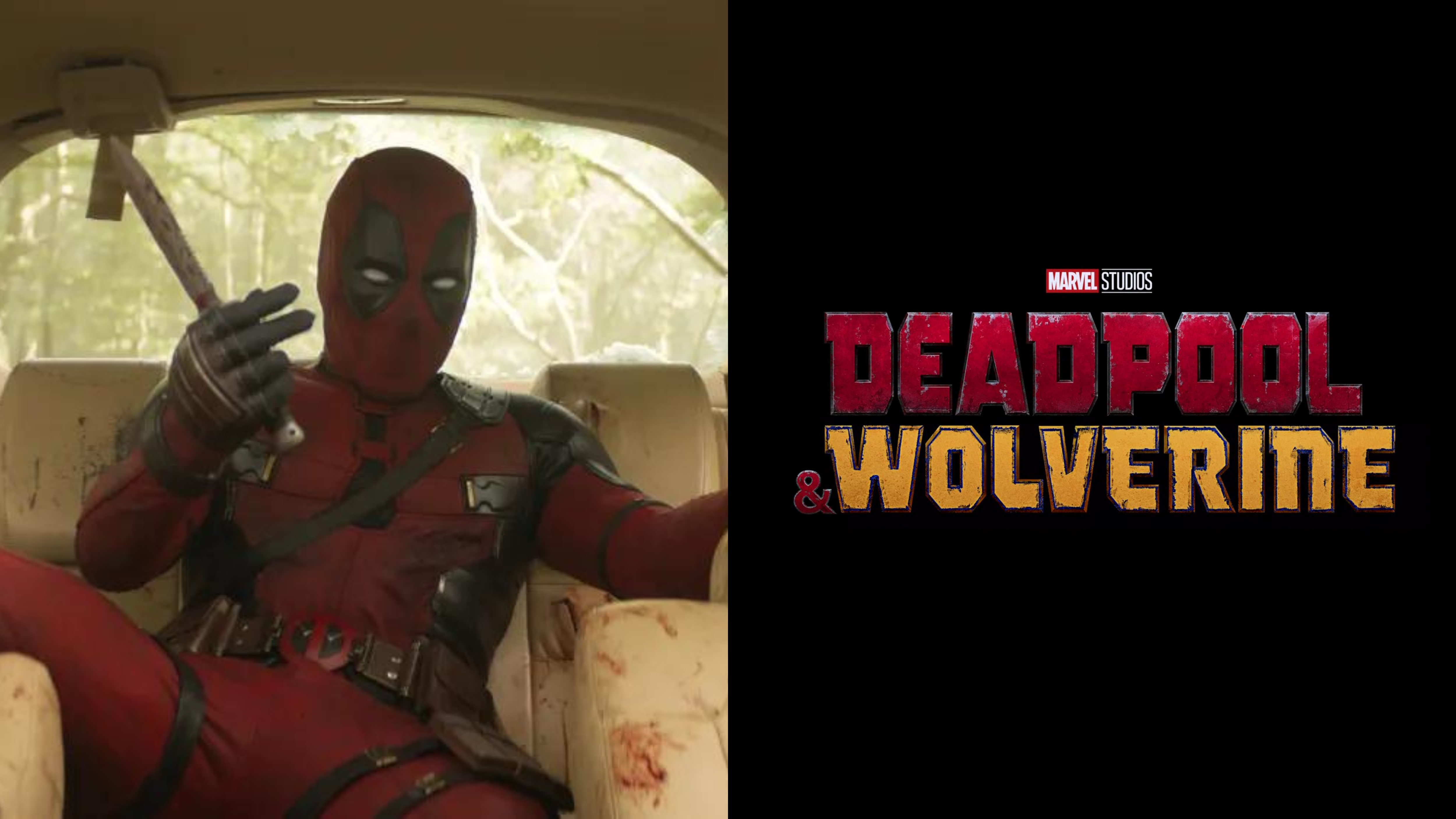 Image of Deadpool and Deadpool & Wolverine Poster amidst the new Deadpool & Wolverine Trailer.