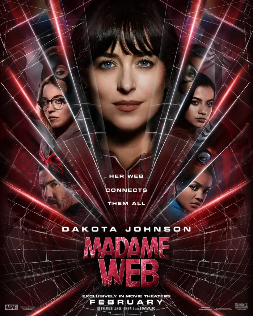 Poster for the Madame Web Movie