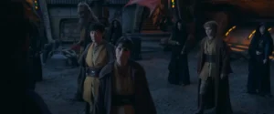 Group of Jedi speak with the Mother of Witches