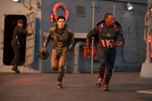 Image of Captain America and The Falcon in Captain America: Brave New World